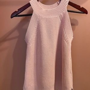 Pink tank top sweater